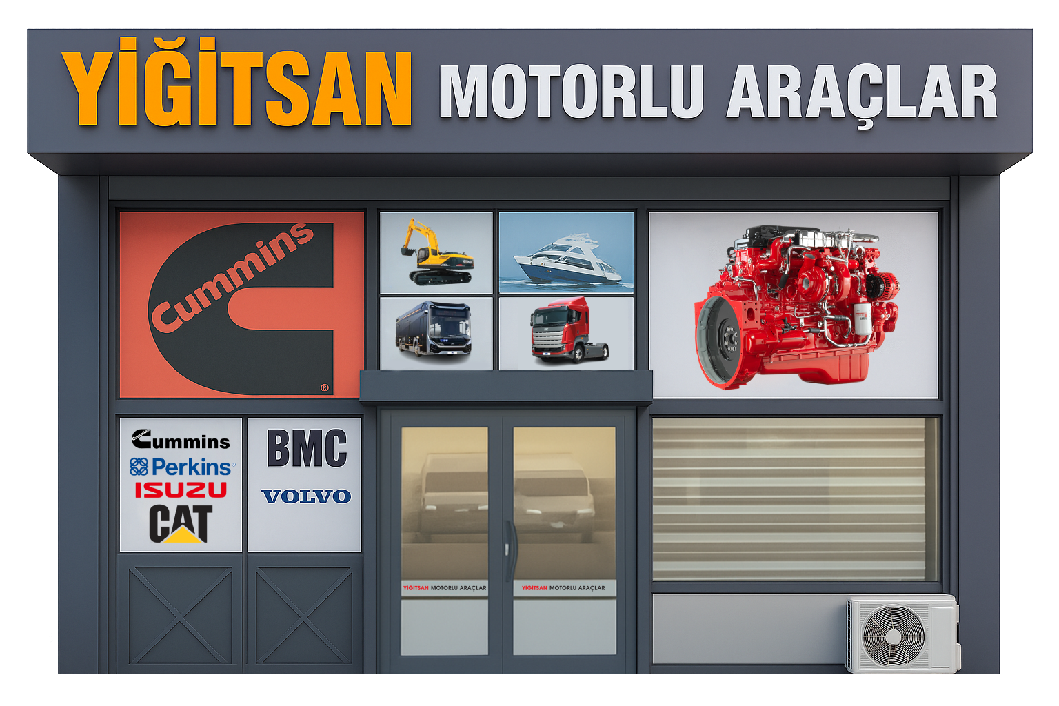 Yiğitsan Motorlu Araçlar mağaza ve servis alanı